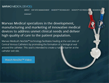 Tablet Screenshot of marvaomedical.com